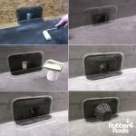 Horizontal Outlet 100mm with Leaf Grate