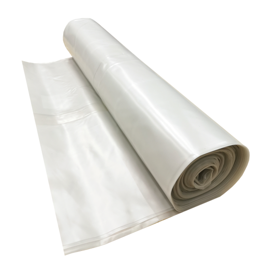 Roll of Damplas VCL translucent polythene vapour control layer for flat roofs