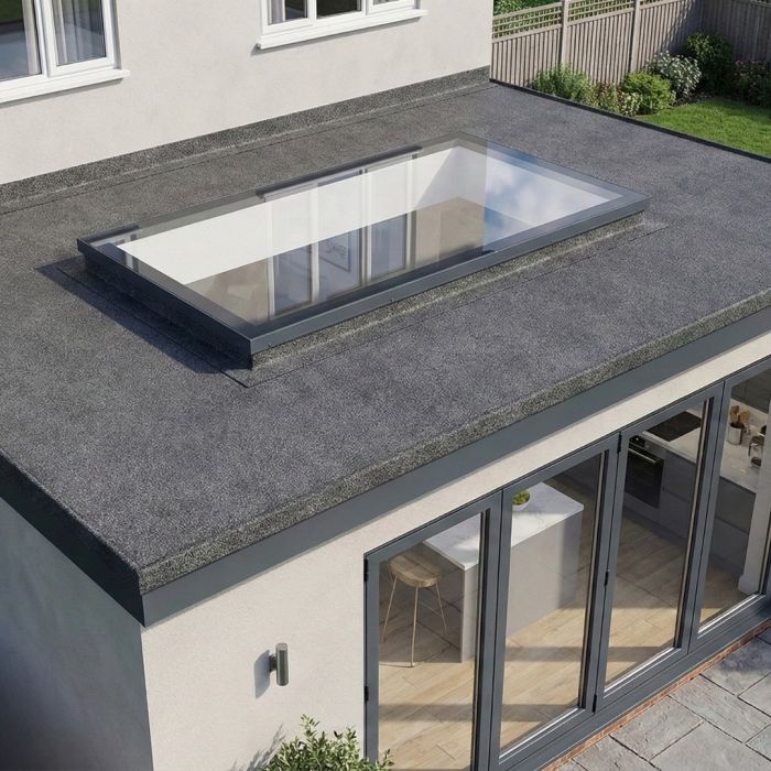 Brightside Skylights | Slimline Flat Glass Fixed Skylights