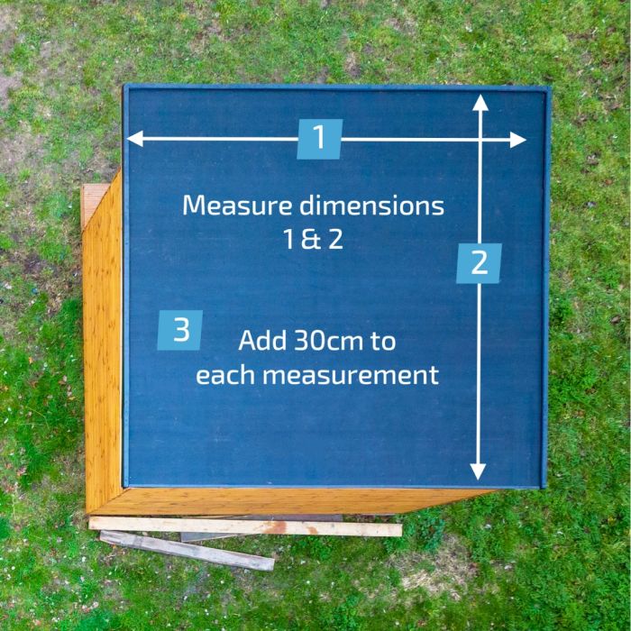 Skyguard Garden Roof Kit - Black Metal Trims