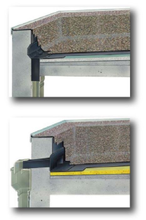 Horizontal Outlet 100mm with Leaf Grate