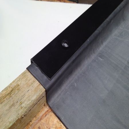 Metal Edge Trim (Black Plastisol) 2M
