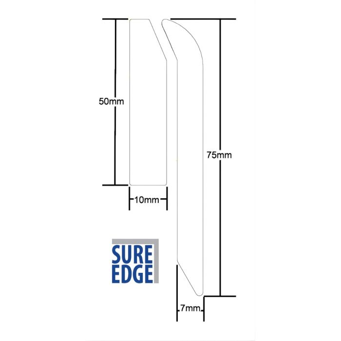 Sure Edge Gutter Drip Trim 2M