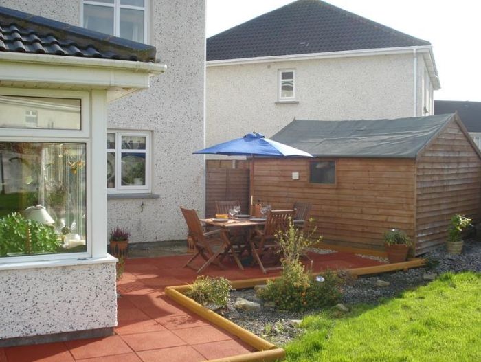 Rubber Promenade Balcony Tiles 500mm x 500mm x 30mm