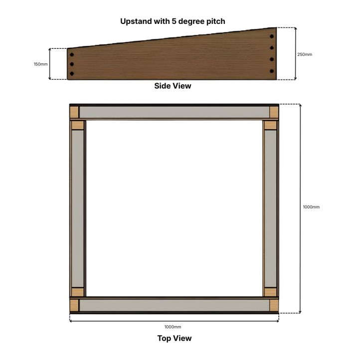 Brightside Skylights | Slimline Flat Glass Fixed Skylights