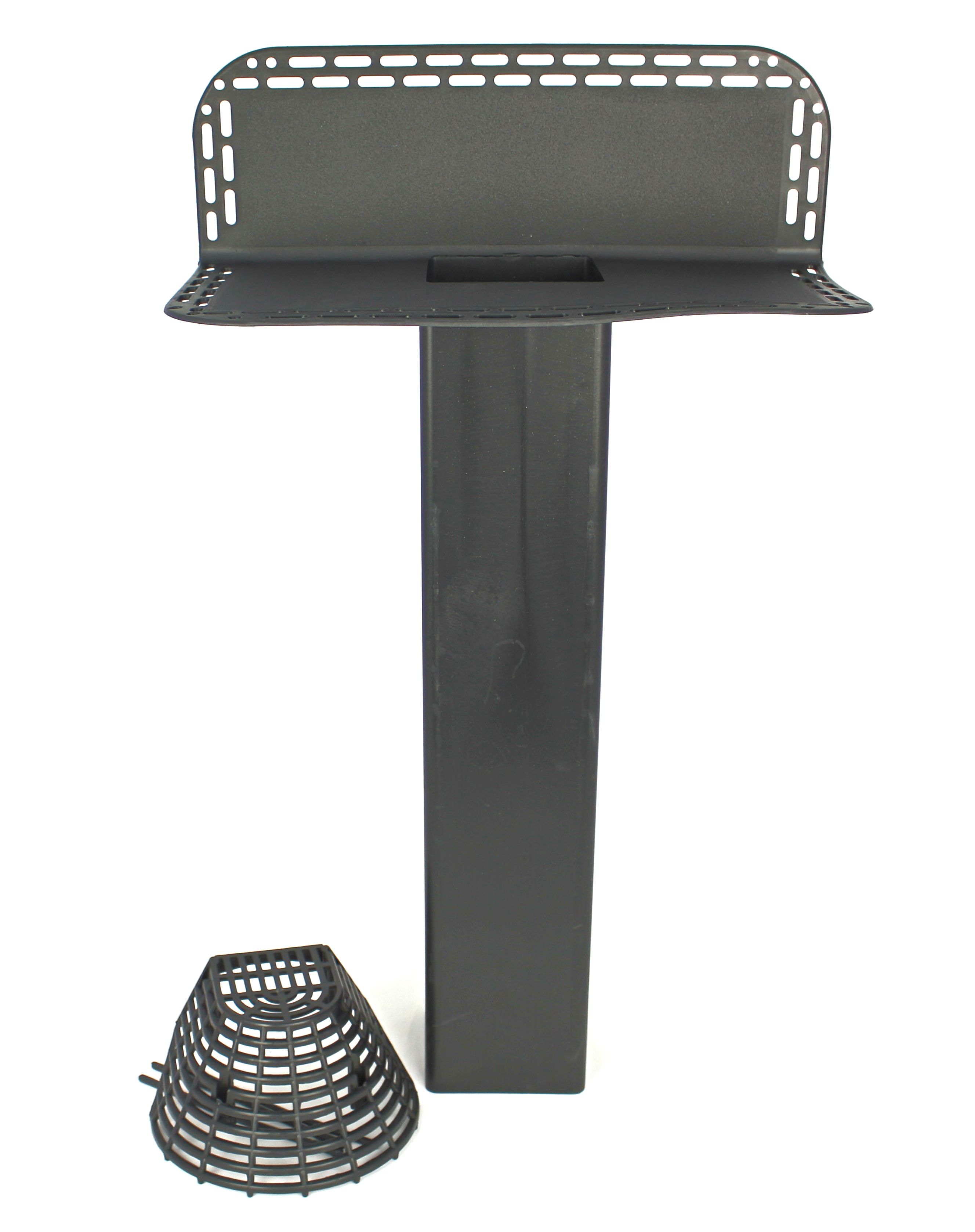Horizontal Outlet 100mm with Leaf Grate