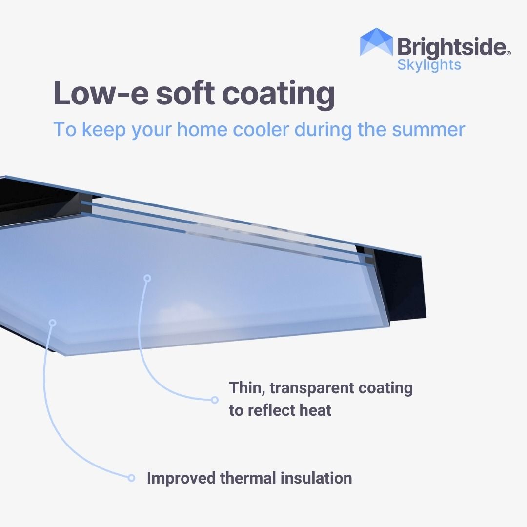 Brightside Skylights | Frameless Flat Glass Skylight