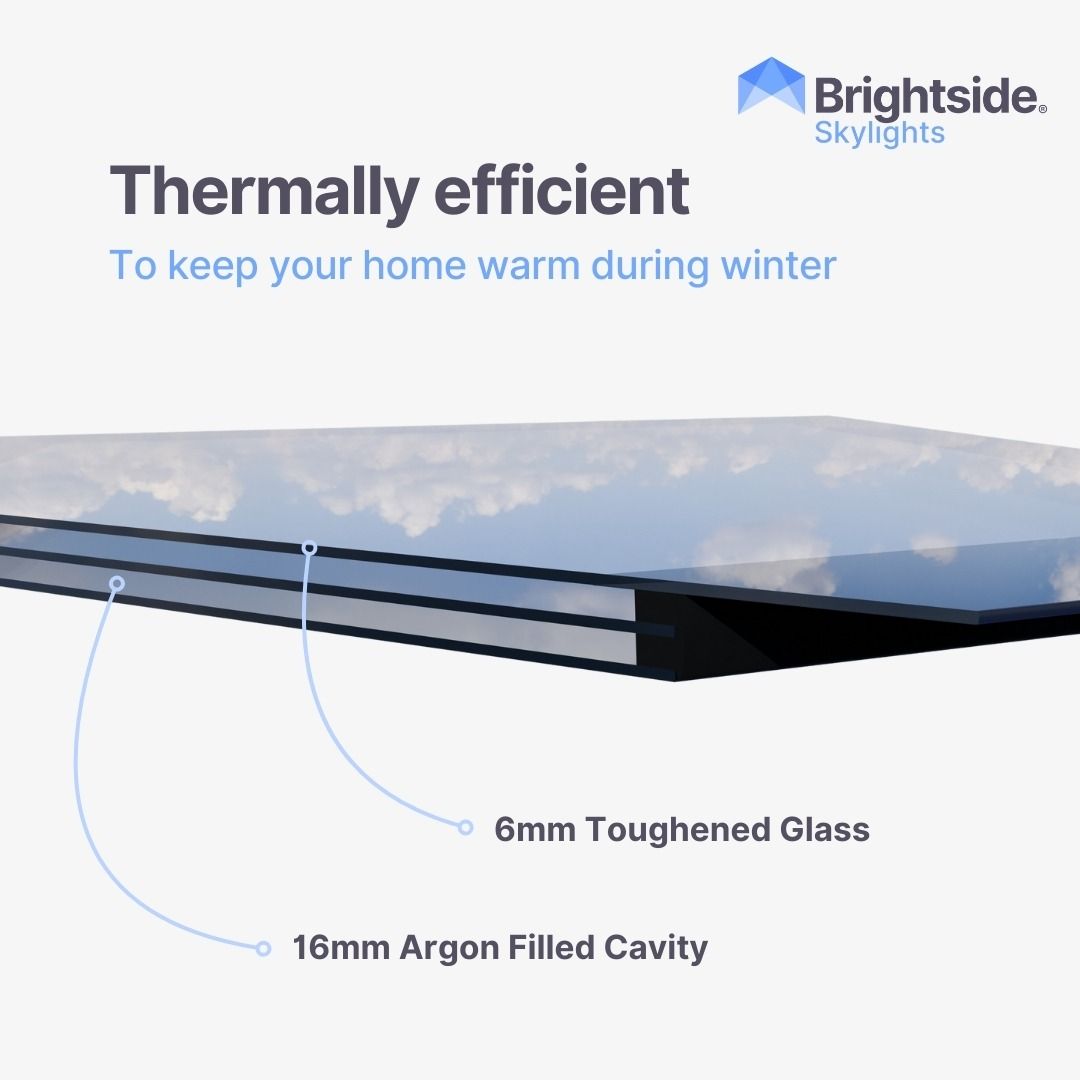 Brightside Skylights | Frameless Flat Glass Skylight