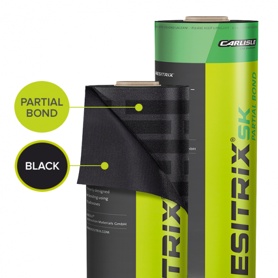 Resitrix SK Black Partial Bond from Rubber4roofs 