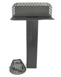 Horizontal Outlet 100mm with Leaf Grate
