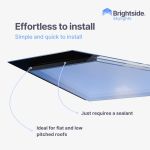 Brightside Skylights | Frameless Flat Glass Skylight