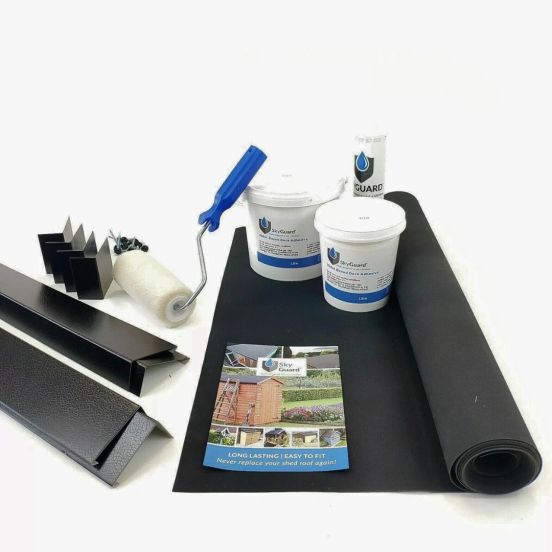 Skyguard Garden Roof Kit - Black Metal Trims