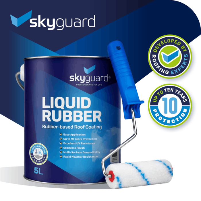 Skyguard Liquid Rubber Roof Coating