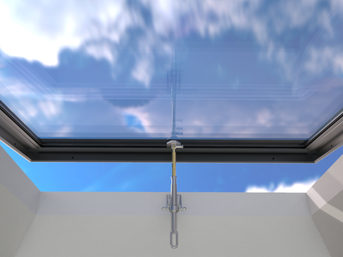 Flat Glass Opening Rooflight | Brightside Skylights