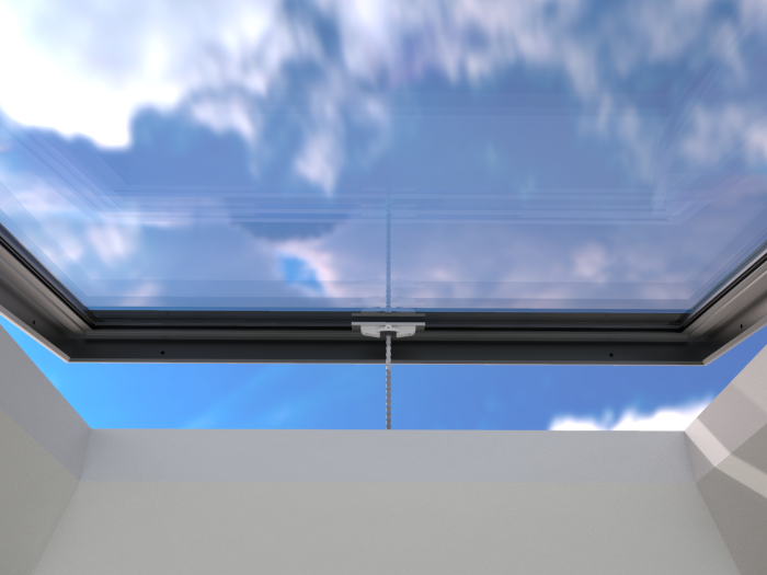 Flat Glass Opening Rooflight | Brightside Skylights