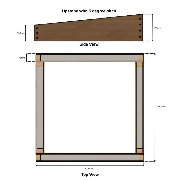 Brightside Skylights | Flat Glass Fixed Skylights