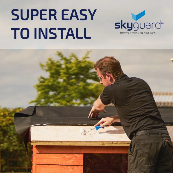 Skyguard Garden Roof Kit - Black Metal Trims