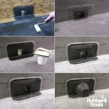 Horizontal Outlet 100mm with Leaf Grate
