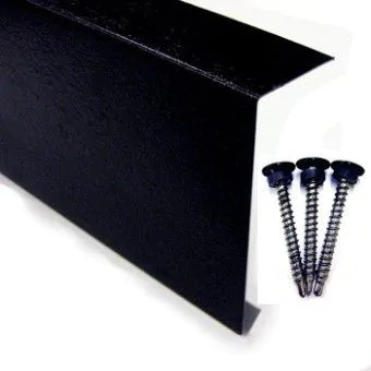Metal Edge Trim (Black Plastisol) 2M