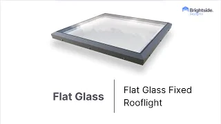 How To Install A Brightside Skylights Fixed Unvented Flat Glass Roof Light On Builder’s Upstand