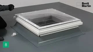 How To Install A Mardome Trade Manual Opening Dome on A PVC Kerb