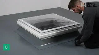 How To Install A Mardome Trade Access Hatch Dome On A PVC Kerb