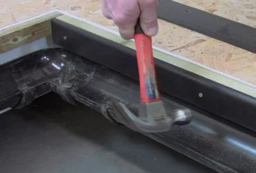 Install Drip Back Drip Trim