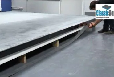 Trim of the excess membrane