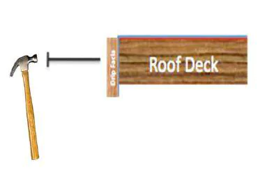 OPTION 2 - Secure edges with a treated Timber Batten