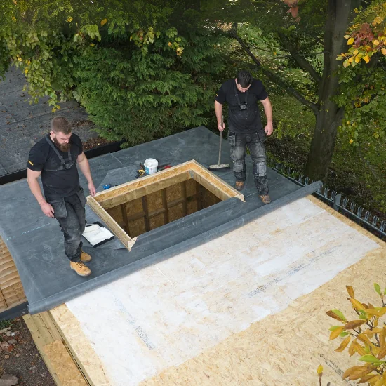 Why Two Different Adhesives Are Essential for Installing an EPDM Rubber Roof